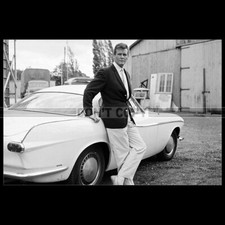 Photo A.013039 VOLVO P 1800 S & ROGER MOORE (THE SAINT) 1962 TV-SERIES