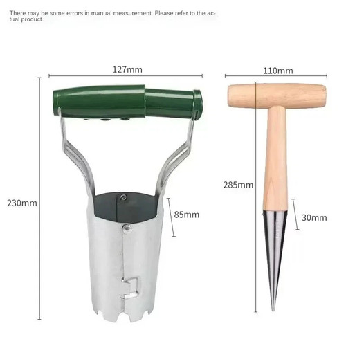 Hand bulb planter - planter, soil