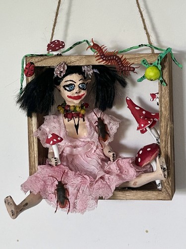 Ooak art horror doll - art,