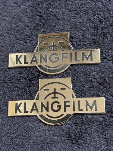 Rare klangfilm speaker badge - klangfilm,