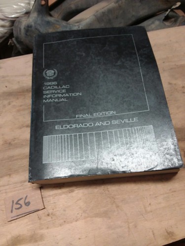 Oem 1986 cadillac eldorado - oem,