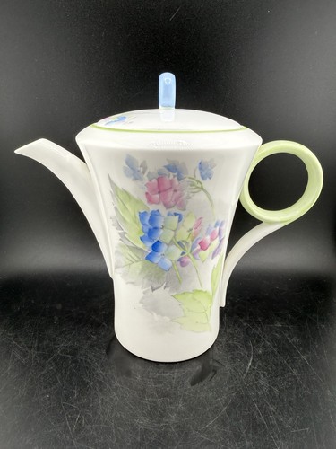Shelley blue phlox coffee pot - coffee,
