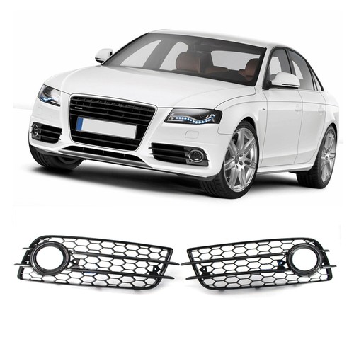 Honeycomb black front bumper - black,