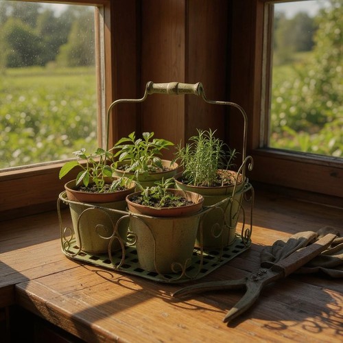 Quad pot metal plant stand - quad,
