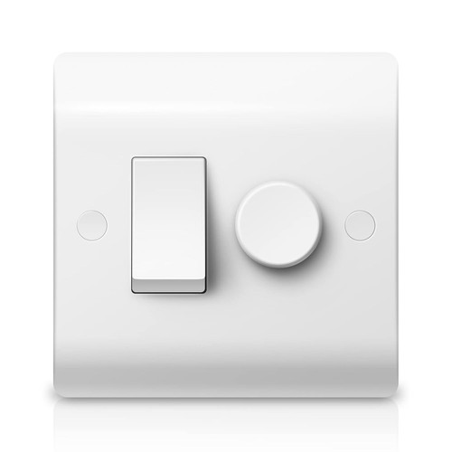Led dimmer and rocker wall - and,