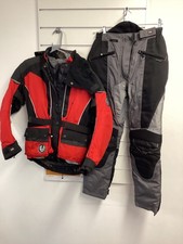 Belstaff Motorcycle Nylon Jacket And Trousers size 12 [EA]