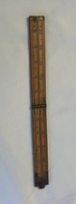 Rabone No.1375 Boxwood Folding Yard Ruler – 1939 Vintage British Measuring Tool