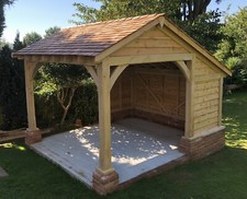 Oak Garage,  4m X 3.5m Car