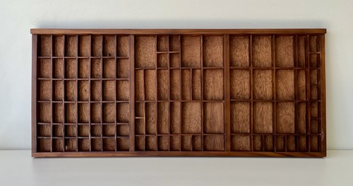 Vintage letterpress wooden - vintage,