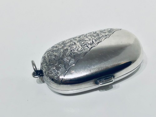 Antique solid silver double - solid,