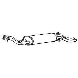 Rear exhaust tail - exhaust,