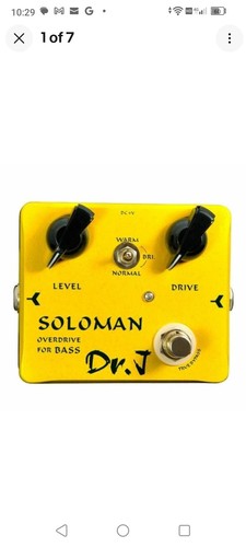 Joyo bass overdrive pedal - joyo,