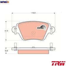 BRAKE PAD SET DISC BRAKE