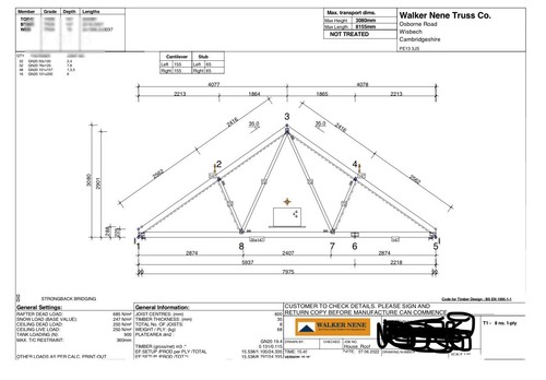 Timber roof trusses - timber,