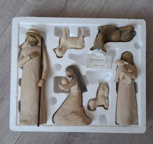 Willow tree nativity - tree, scene