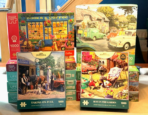 1000pc jigsaw puzzles - puzzles, corner