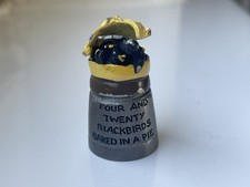 PEWTER HAND PAINTED WARWICK