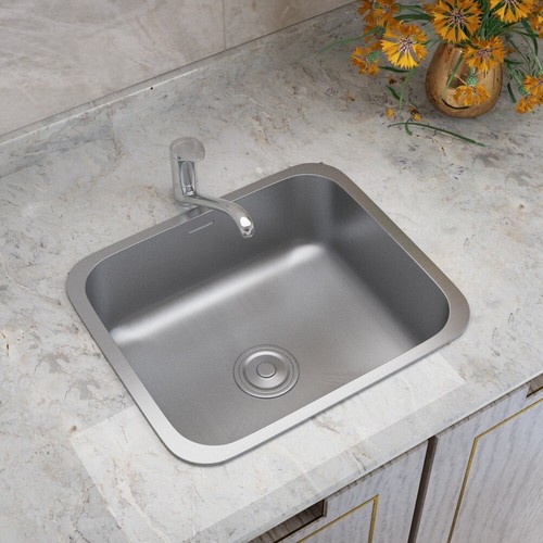 Stainless steel sink - stainless, kitchen