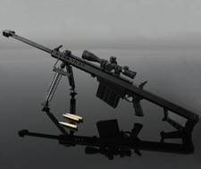 Airsoft Desktop Barrett Sniper Rifle Gun Model Collectible With Moving Parts