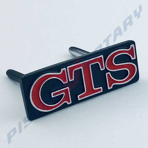 Gts dash badge red chrome - dash, red,