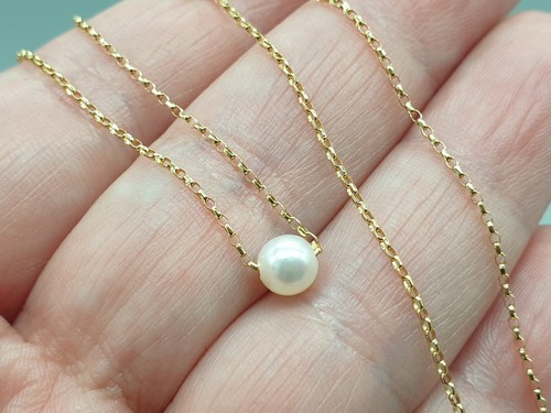 18ct yellow gold - yellow, pearl