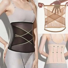 Waist Shaping Cross Mesh