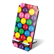 1x 5mm MDF Phone Stand Colorful Gumball Sweets ​ #14133