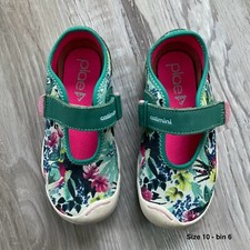 PLAE for CATIMINI floral mary-jane flat shoes Size 10