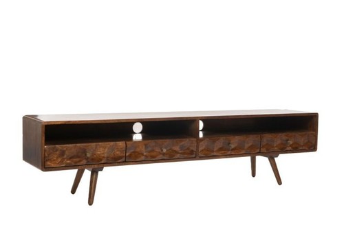 Solid mango wood geo - mango, 180cm