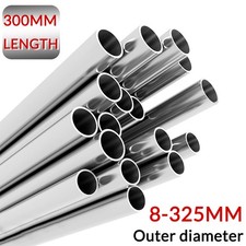 304 stainless steel round tube, railing tube, outer diameter 8mm-325mm,L:300mm