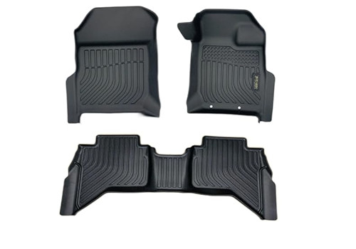 Rubber floor mats - 3d,
