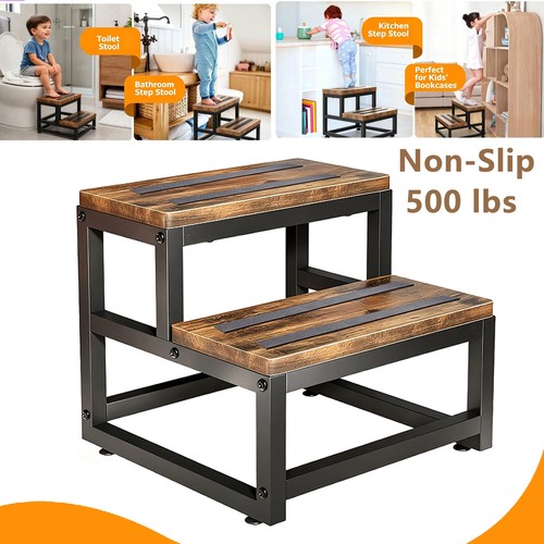 Heavy duty wood step - step, stool