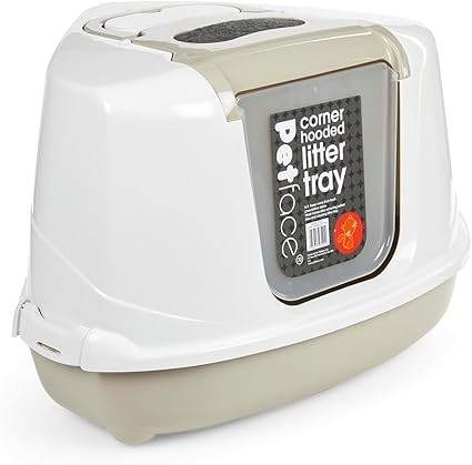 Hooded corner cat litter - corner,