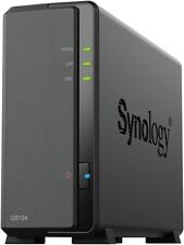 Synology DS124 1-Bay NAS – RTD1619B Quad-Core, 1GB RAM, Compact Personal Cloud S