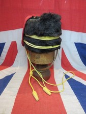 WWI Hussars Busby Fur Hat Dated 1913 Inc. Cap Cord