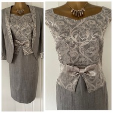 Roman dress Suit size 12 Grey
