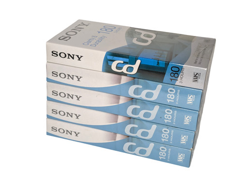 Sony 180 minute blank - cd, vhs
