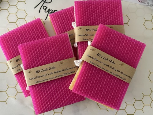 Beeswax candle sheets making - candle,