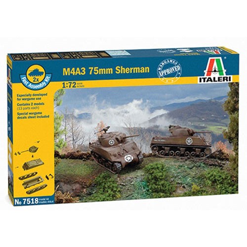 Italeri sherman 7518 - a3,