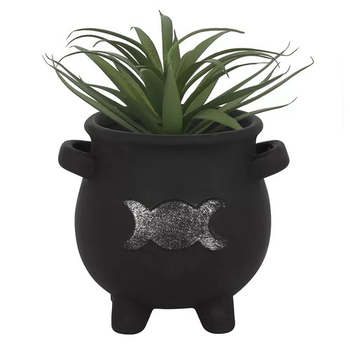 Triple moon cauldron rustic - moon,