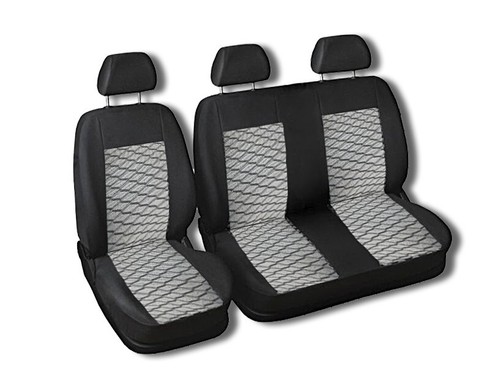 Seat covers black - seat, black/grey