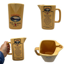 MACLEOD'S ISLE OF SKYE Pottery Breweriana Water Jug Whisky Advertising