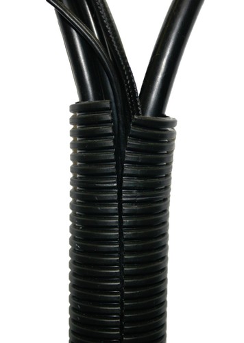 Black spiral conduit split - conduit,