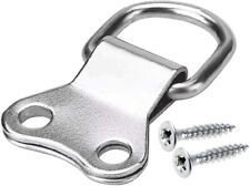 D-Ring Picture Frame Hanging Hooks Double Hole Hangers With Screws Nickle