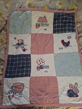 Vintage Baby Quilted Blanket