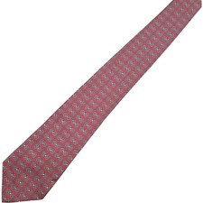 Hermes Tie Red 3 Inch Wide