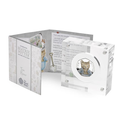Tom kitten 2017 50p - uk, silver