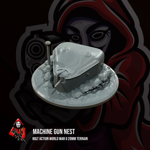 Machine gun nest bolt action - gun,