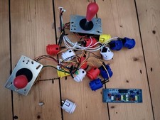 Arcade 1UP Mortal Kombat 2 Buttons, Joysticks & Encoder Board *READ DESCRIPTION*