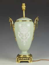Antique French Ormolu Celadon